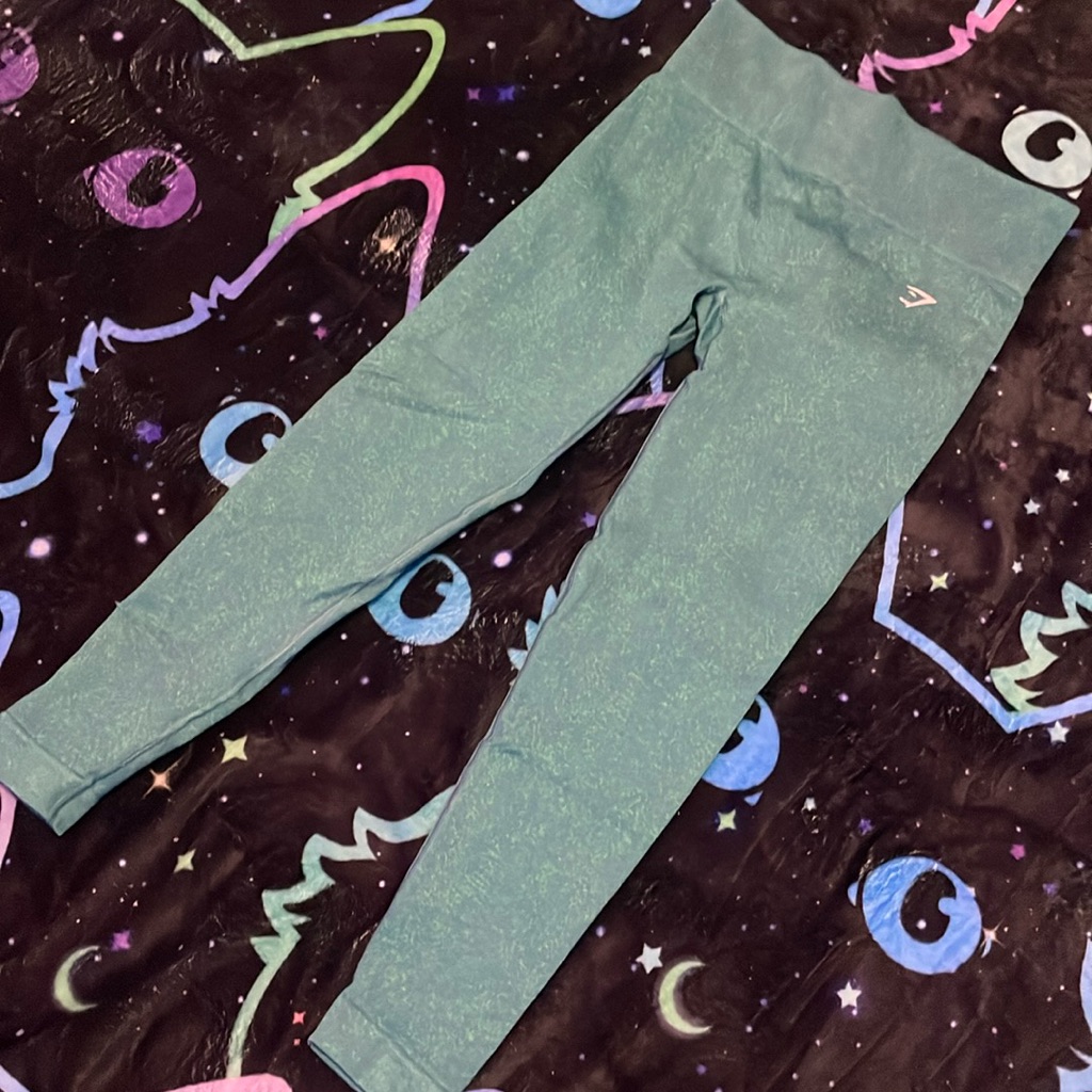 Gymshark Size Large Sea Green Teal Blend Leggings